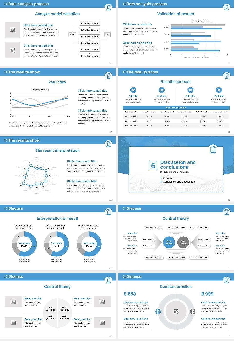 University of North Carolina at Chapel Hill Graduation Thesis Defense PPT Template16:9 ratio PPT effect preview image5
