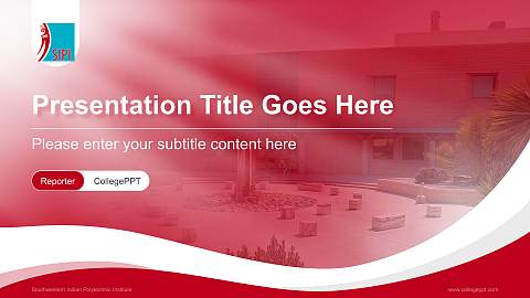 Southwestern Indian Polytechnic Institute Lecture Sharing and Networking Event PPT Template