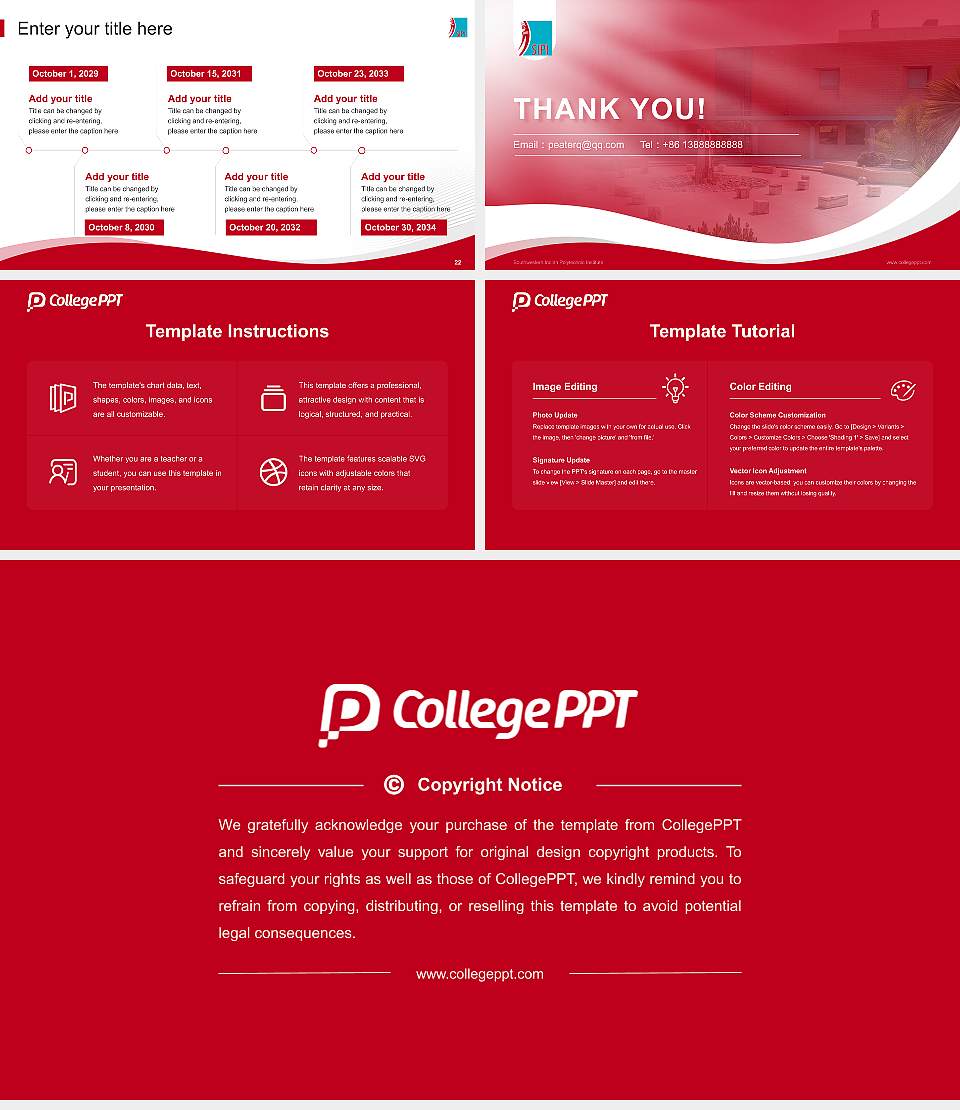 Southwestern Indian Polytechnic Institute Lecture Sharing and Networking Event PPT Template16:9 ratio PPT effect preview image4