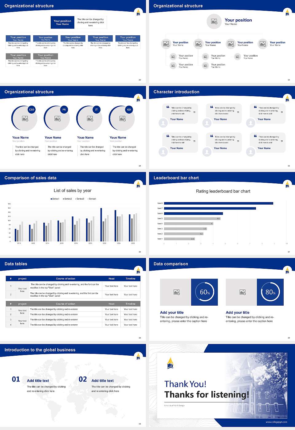University of North Georgia Academic Presentation/Research Findings Report PPT Template16:9 ratio PPT effect preview image4