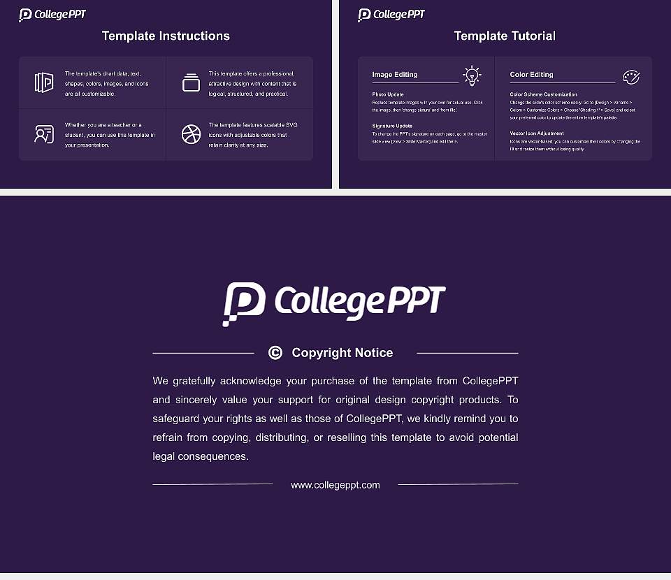 University of Mount Union Course/Courseware Creation PPT Template16:9 ratio PPT effect preview image5