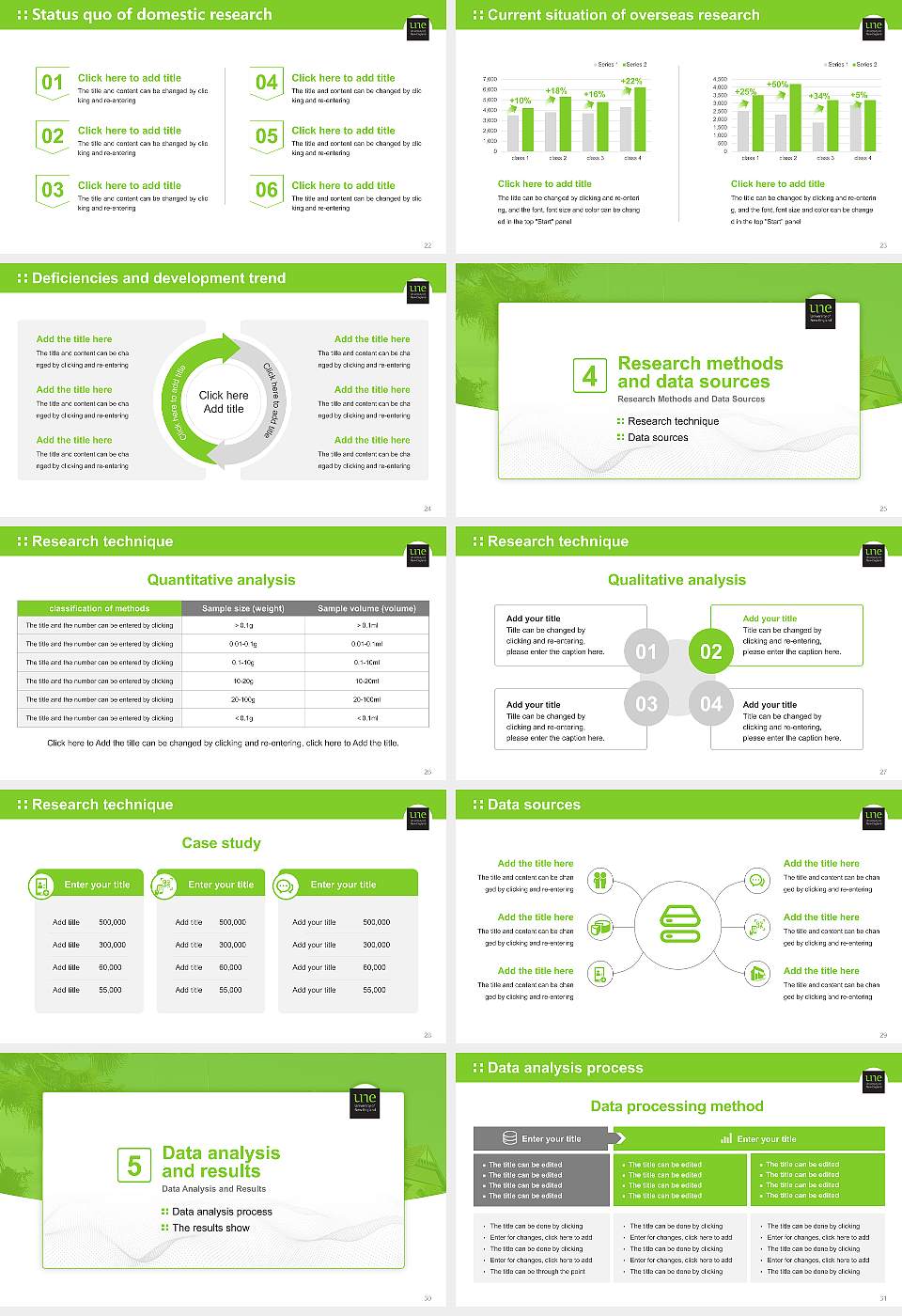 University of New England Graduation Thesis Defense PPT Template16:9 ratio PPT effect preview image4
