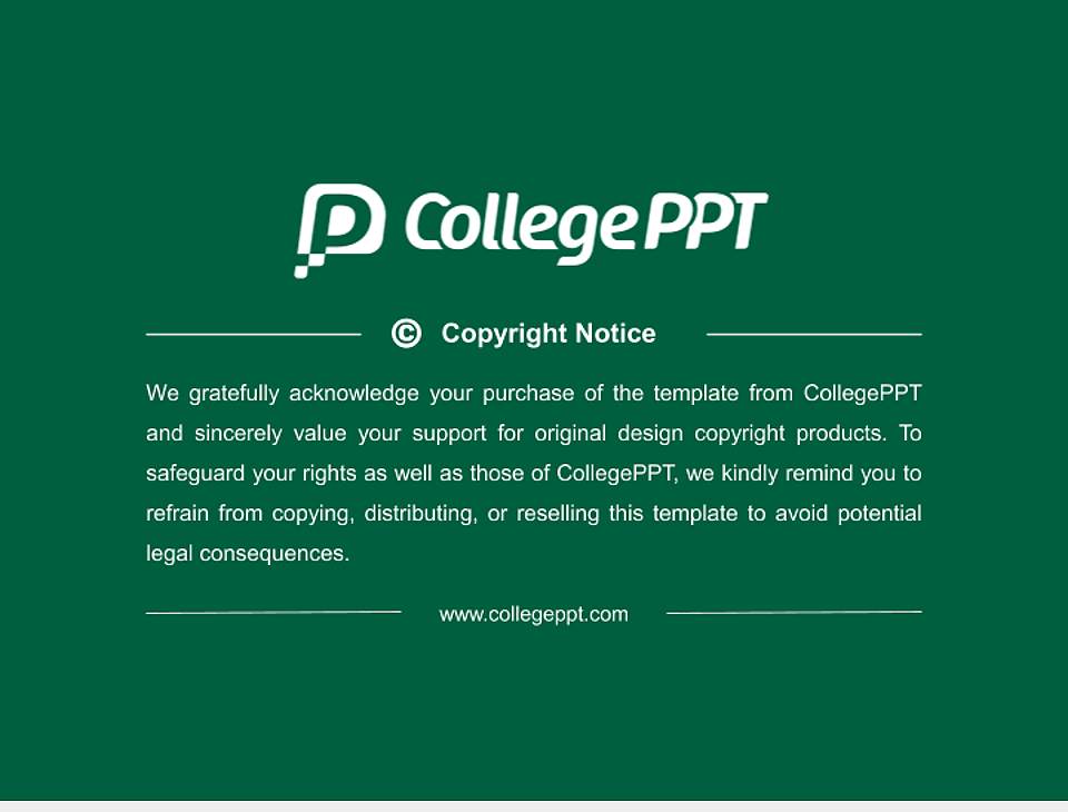 University of Mount Olive Thesis Proposal/Graduation Defense PPT Template4:3 ratio PPT effect preview image5