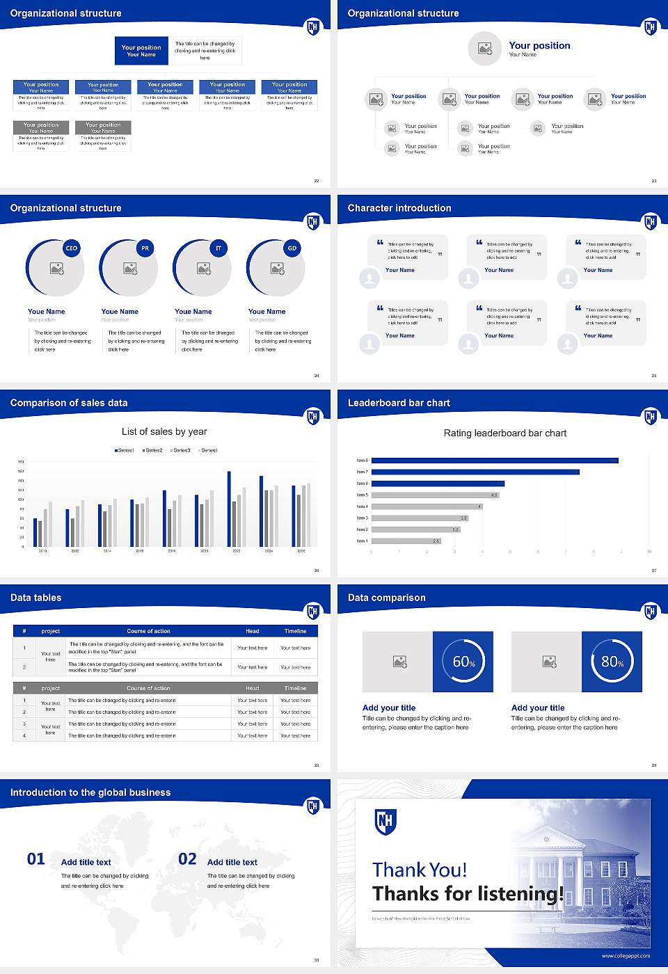 University of New Hampshire-Franklin Pierce School of Law Academic Presentation/Research Findings Report PPT Template16:9 ratio PPT effect preview image4