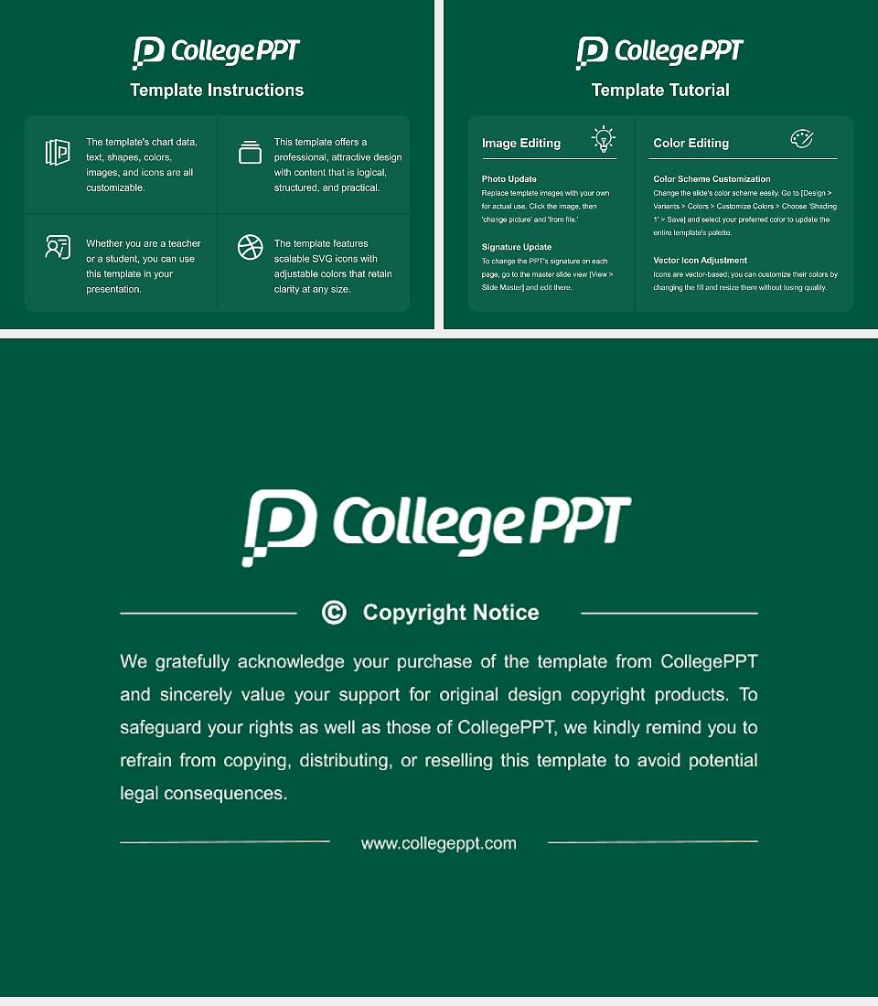 University of North Carolina at Charlotte Course/Courseware Creation PPT Template4:3 ratio PPT effect preview image5