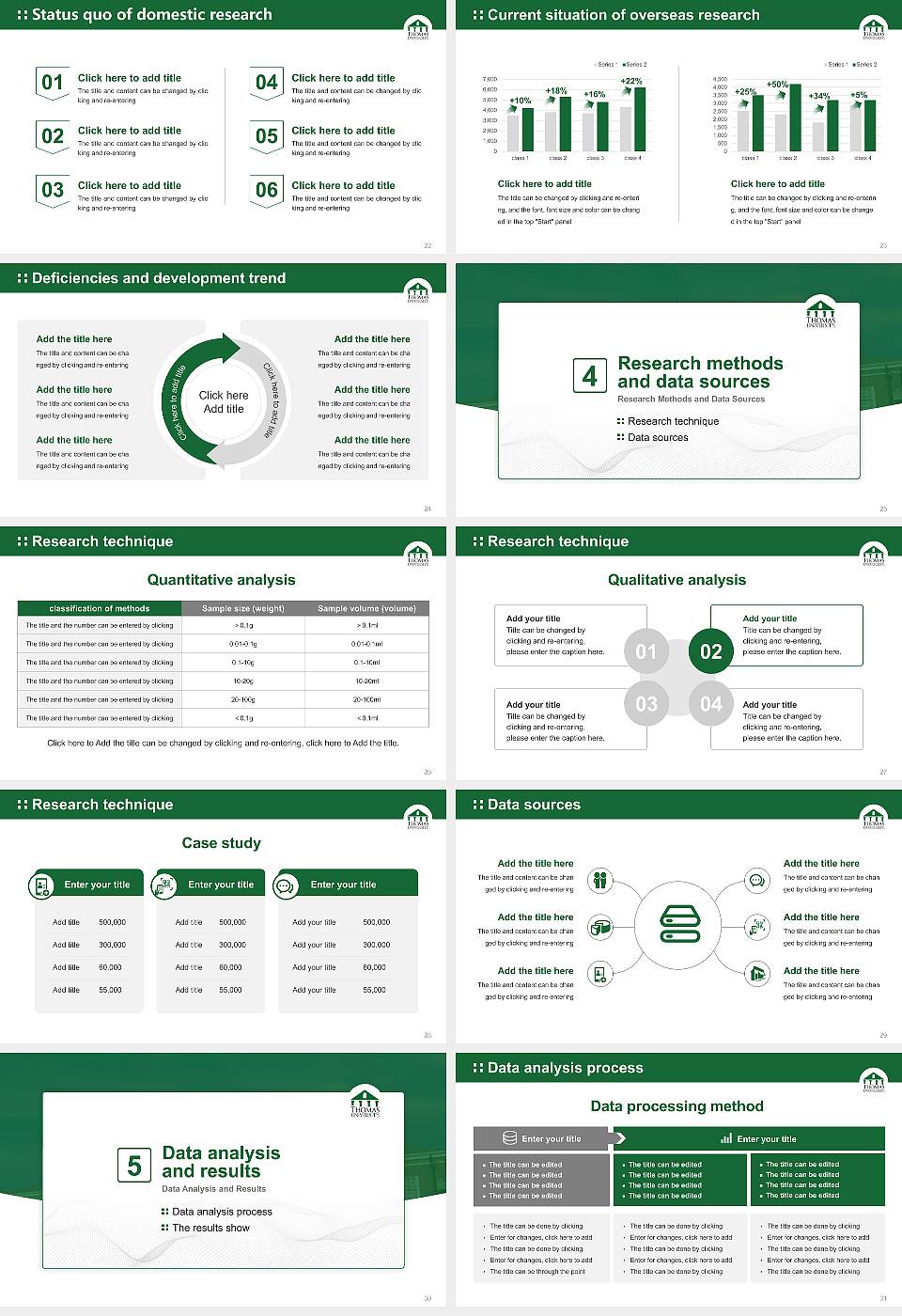 Thomas University Graduation Thesis Defense PPT Template16:9 ratio PPT effect preview image4
