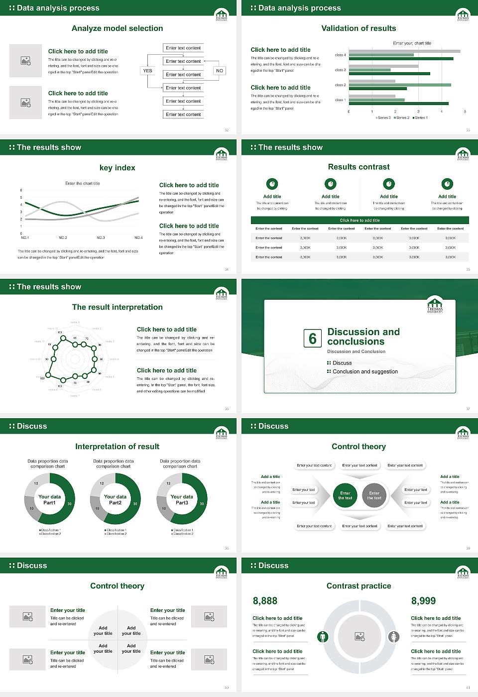 Thomas University Graduation Thesis Defense PPT Template16:9 ratio PPT effect preview image5