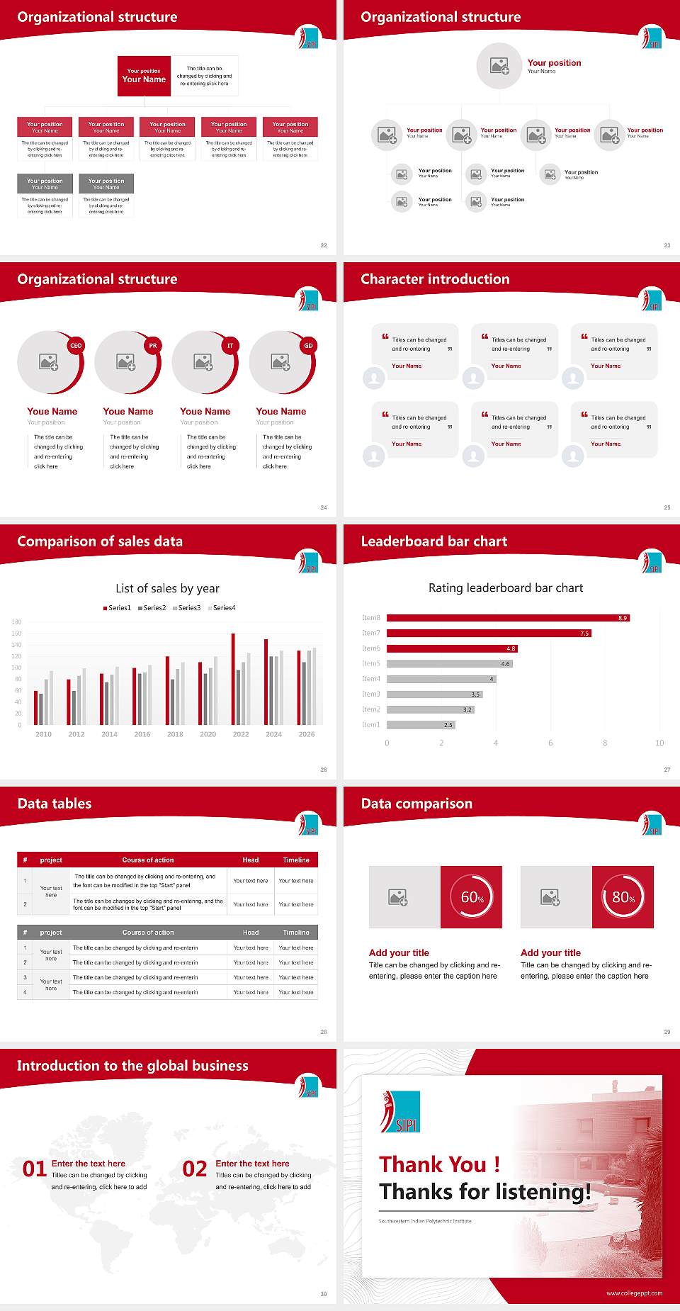 Southwestern Indian Polytechnic Institute Academic Presentation/Research Findings Report PPT Template4:3 ratio PPT effect preview image4