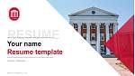 University of Mississippi履歴書PPTテンプレート