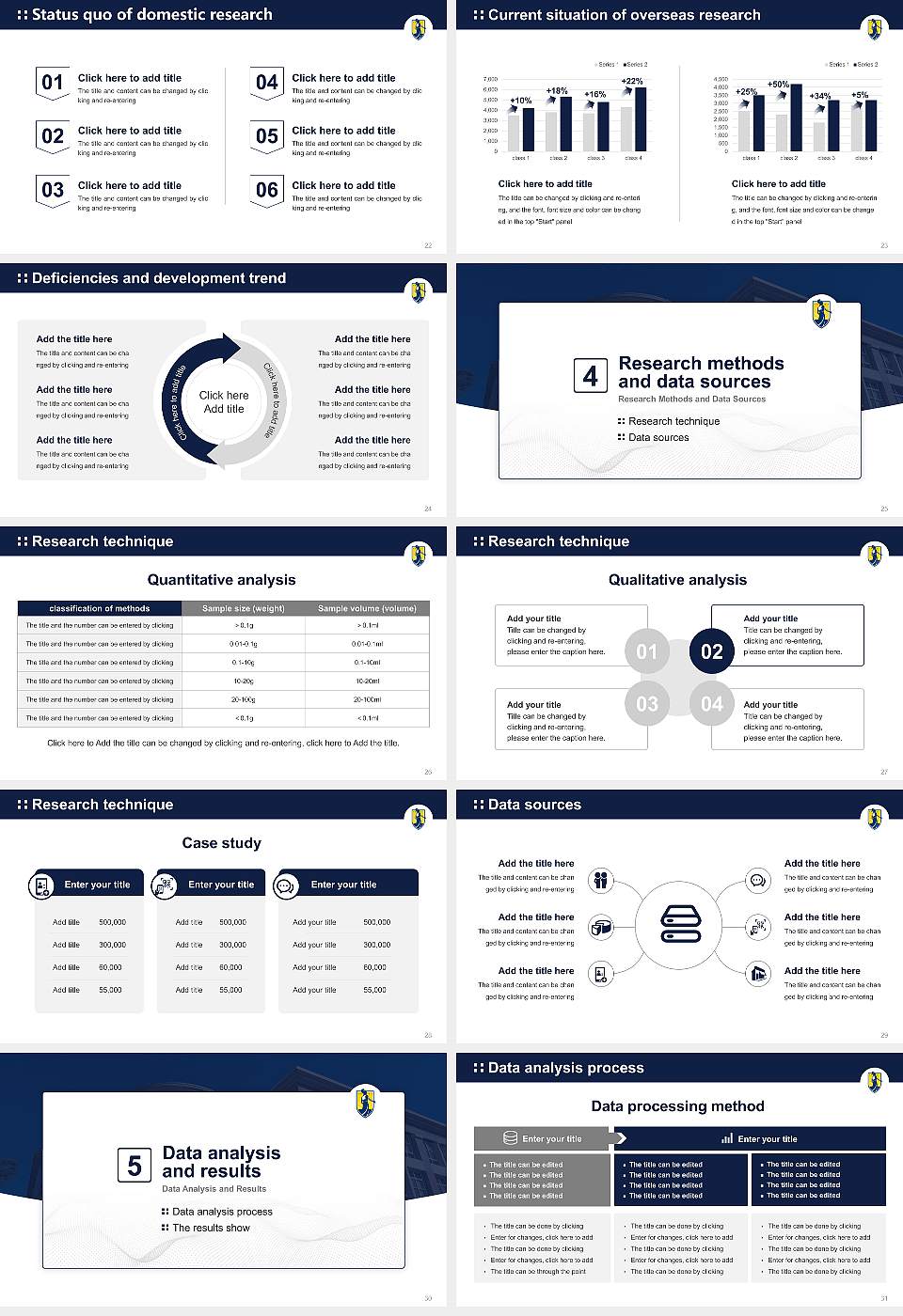 University of North Carolina at Greensboro Graduation Thesis Defense PPT Template16:9 ratio PPT effect preview image4