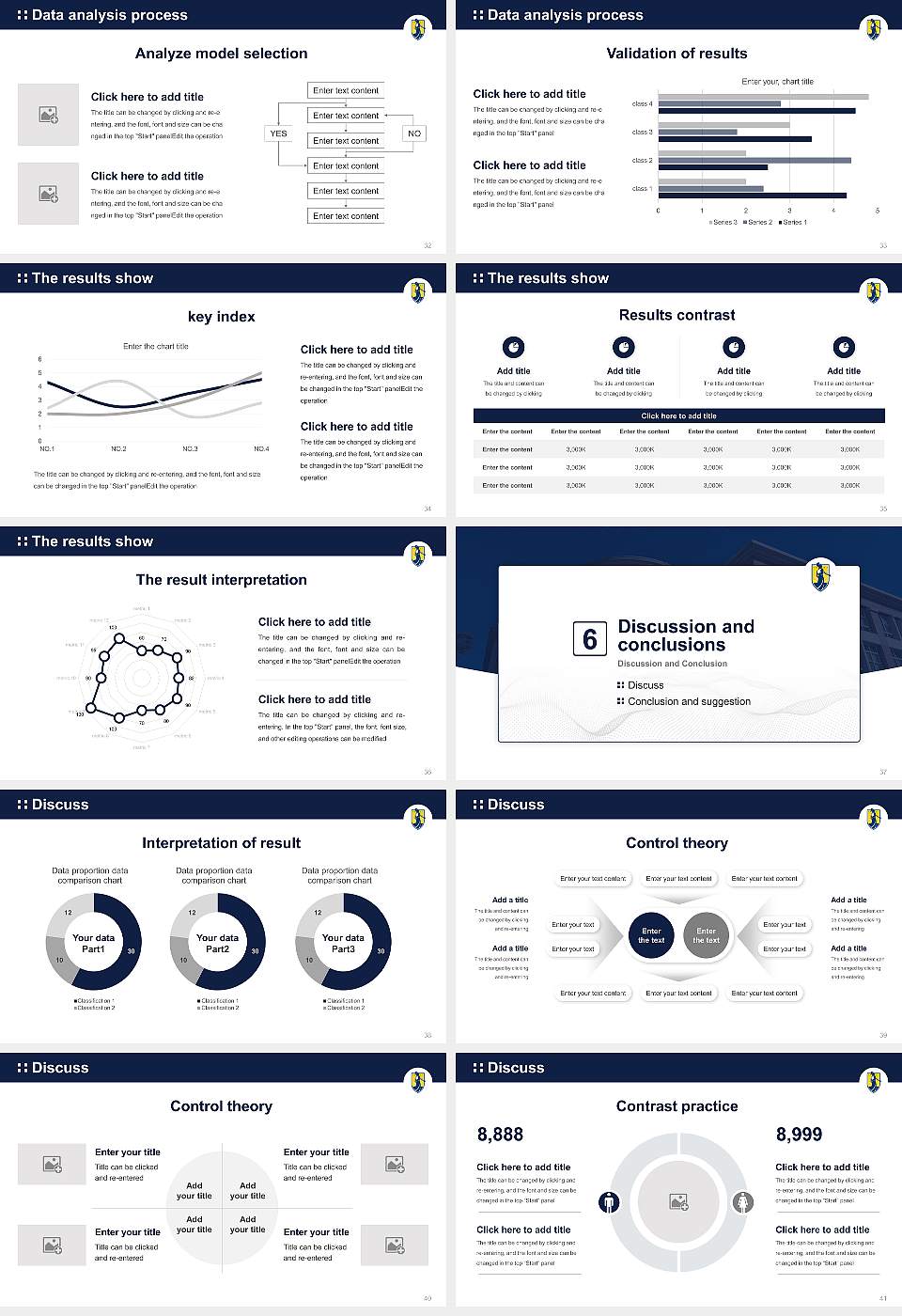 University of North Carolina at Greensboro Graduation Thesis Defense PPT Template16:9 ratio PPT effect preview image5