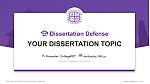 University of Bridgeport学位論文弁論PPTテンプレート