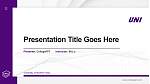 University of Northern Iowa Thesis Proposal/Graduation Defense PPT Template