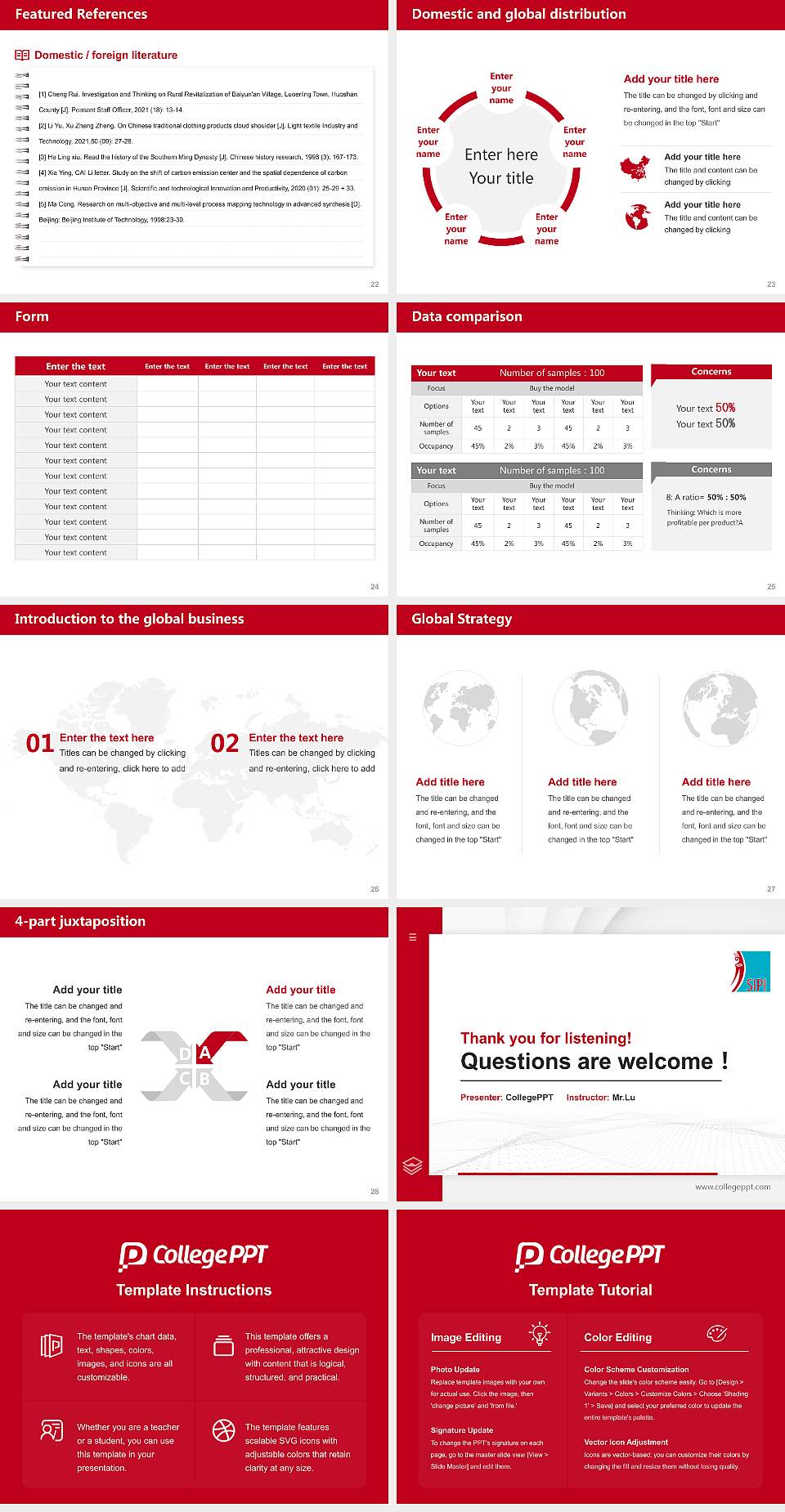 Southwestern Indian Polytechnic Institute Thesis Proposal/Graduation Defense PPT Template4:3 ratio PPT effect preview image4