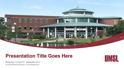 University of Missouri-St Louis Course/Courseware Creation PPT Template