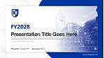 University of New Hampshire-Main Campus Academic Presentation/Research Findings Report PPT Template