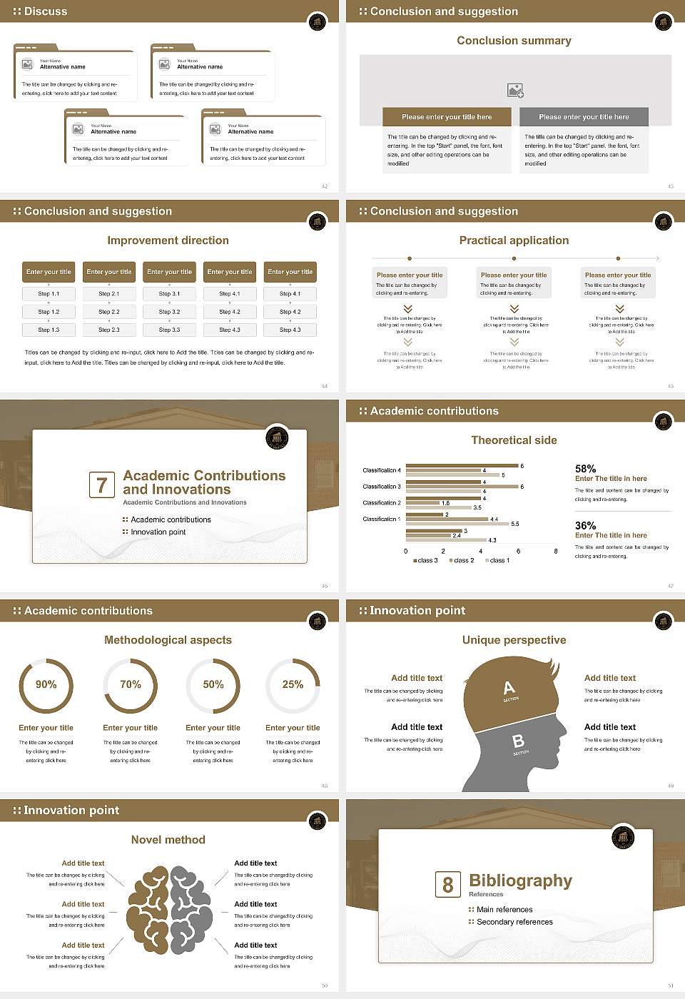 University of North Carolina at Pembroke Graduation Thesis Defense PPT Template16:9 ratio PPT effect preview image6