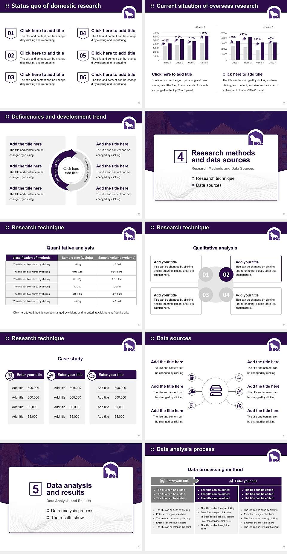 University of North Alabama Graduation Thesis Defense PPT Template4:3 ratio PPT effect preview image4