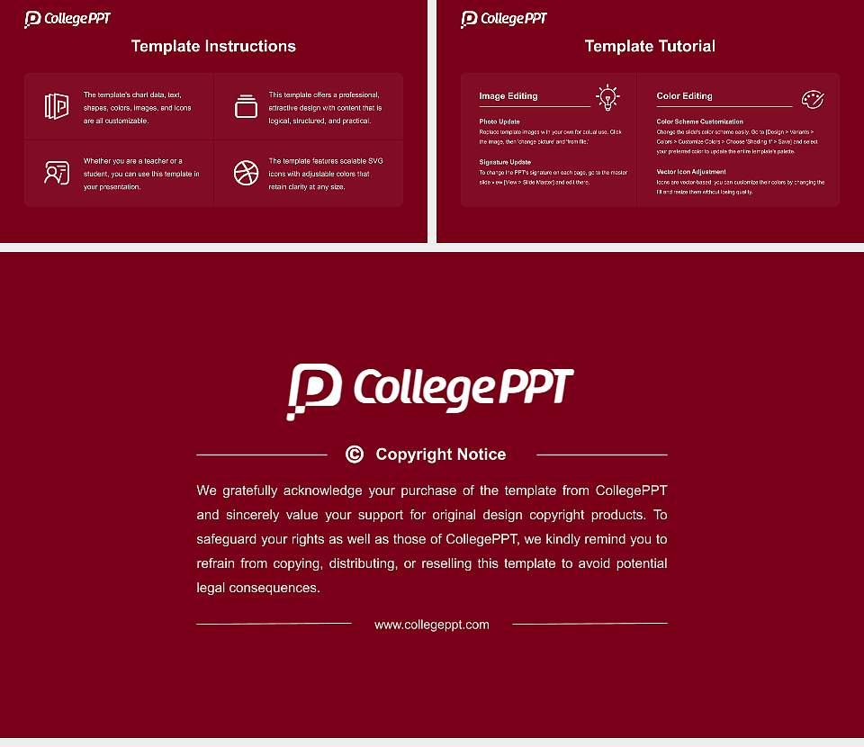 University of Minnesota-Morris Academic Presentation/Research Findings Report PPT Template16:9 ratio PPT effect preview image5