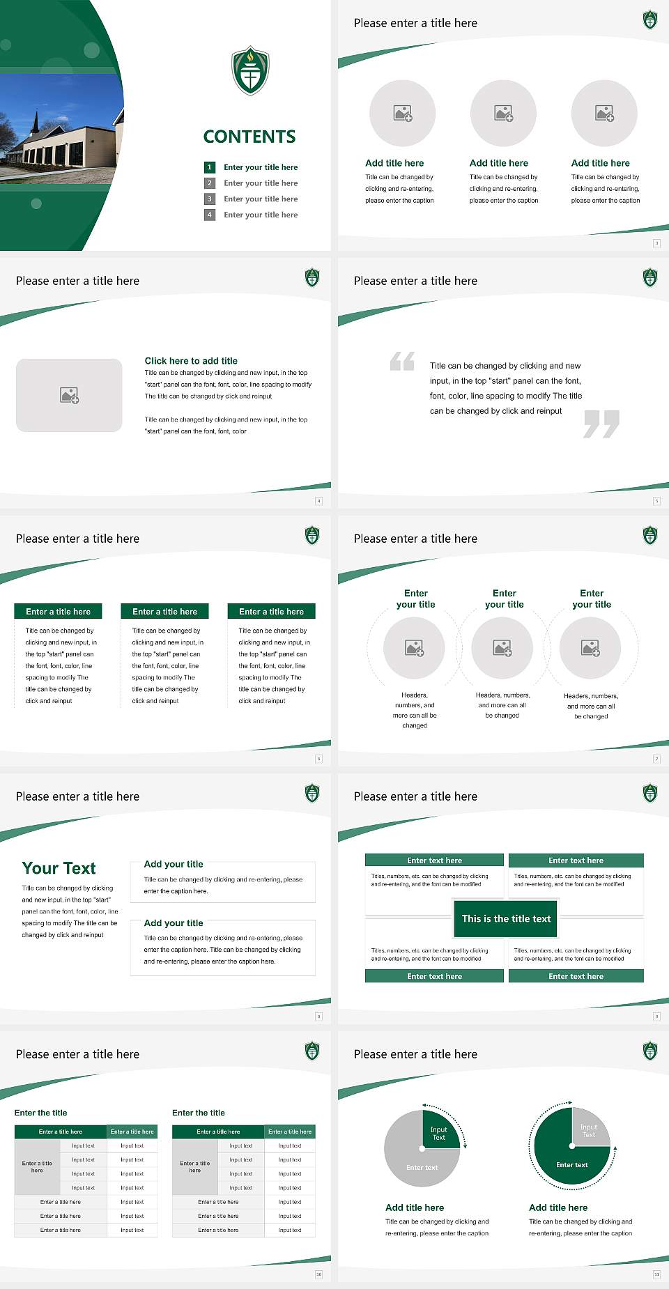 University of Mount Olive Course/Courseware Creation PPT Template4:3 ratio PPT effect preview image2