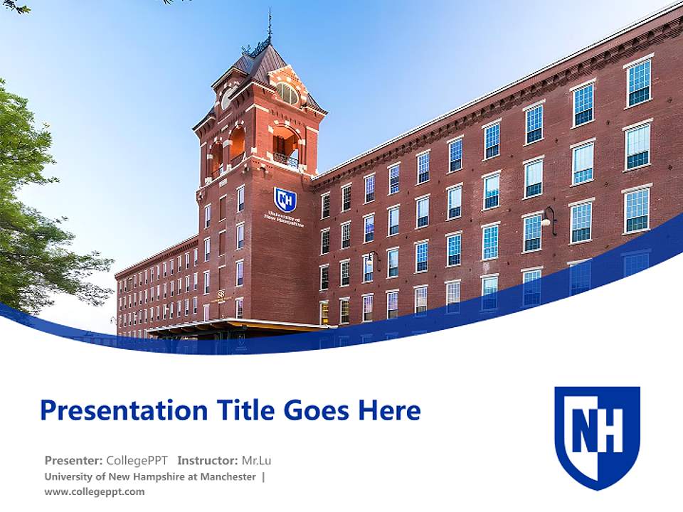 University of New Hampshire at Manchester Course/Courseware Creation PPT Template4:3 ratio PPT effect preview image5