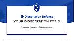 University of New Hampshire at Manchester Graduation Thesis Defense PPT Template