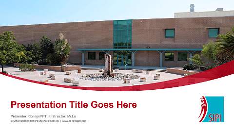 Southwestern Indian Polytechnic Institute Course/Courseware Creation PPT Template