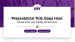 University of Northern Iowa National Scholarship Defense PPT Template