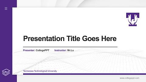 Tennessee Technological University Thesis Proposal/Graduation Defense PPT Template