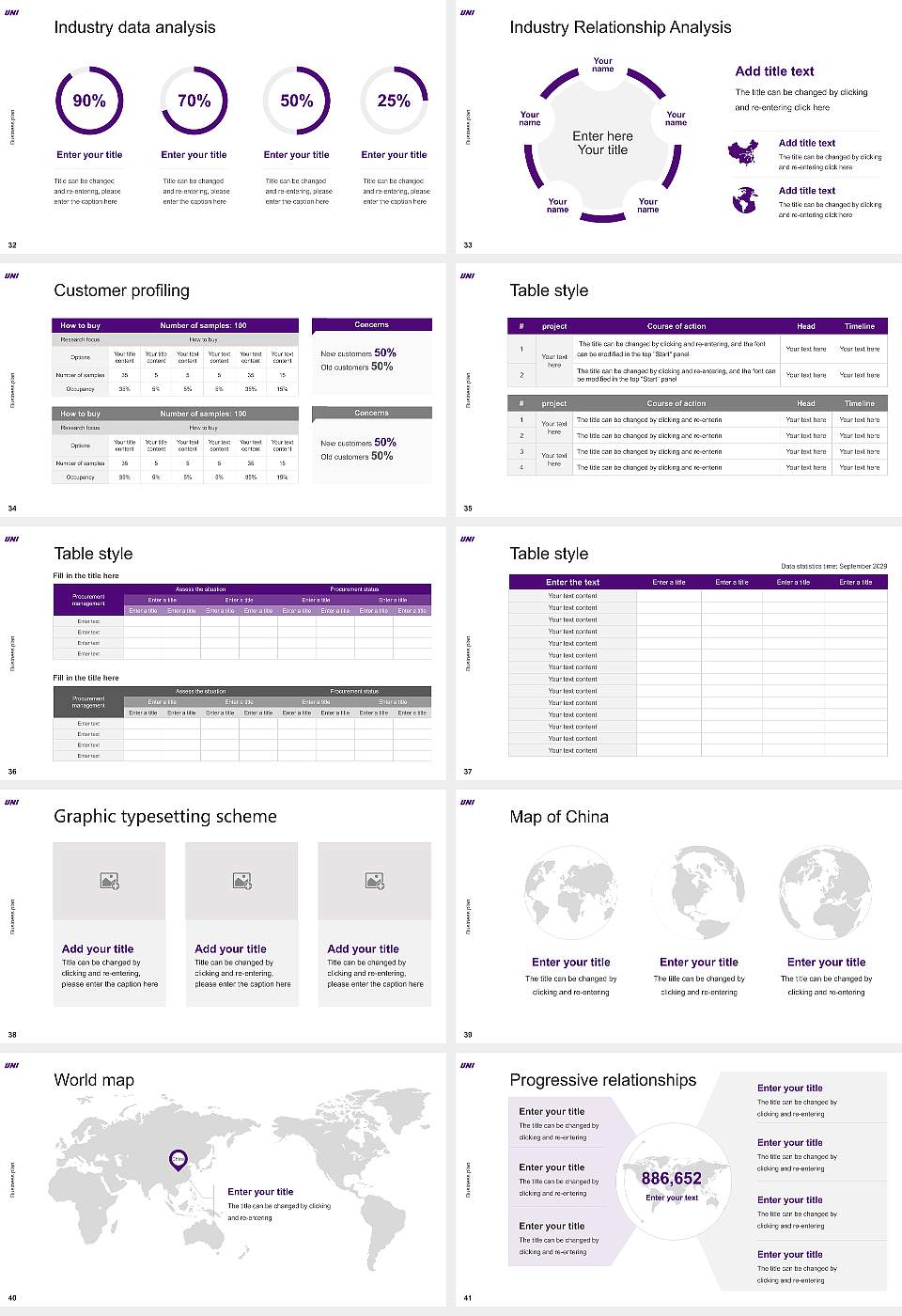 University of Northern Iowa Competition/Entrepreneurship Contest PPT Template16:9 ratio PPT effect preview image5