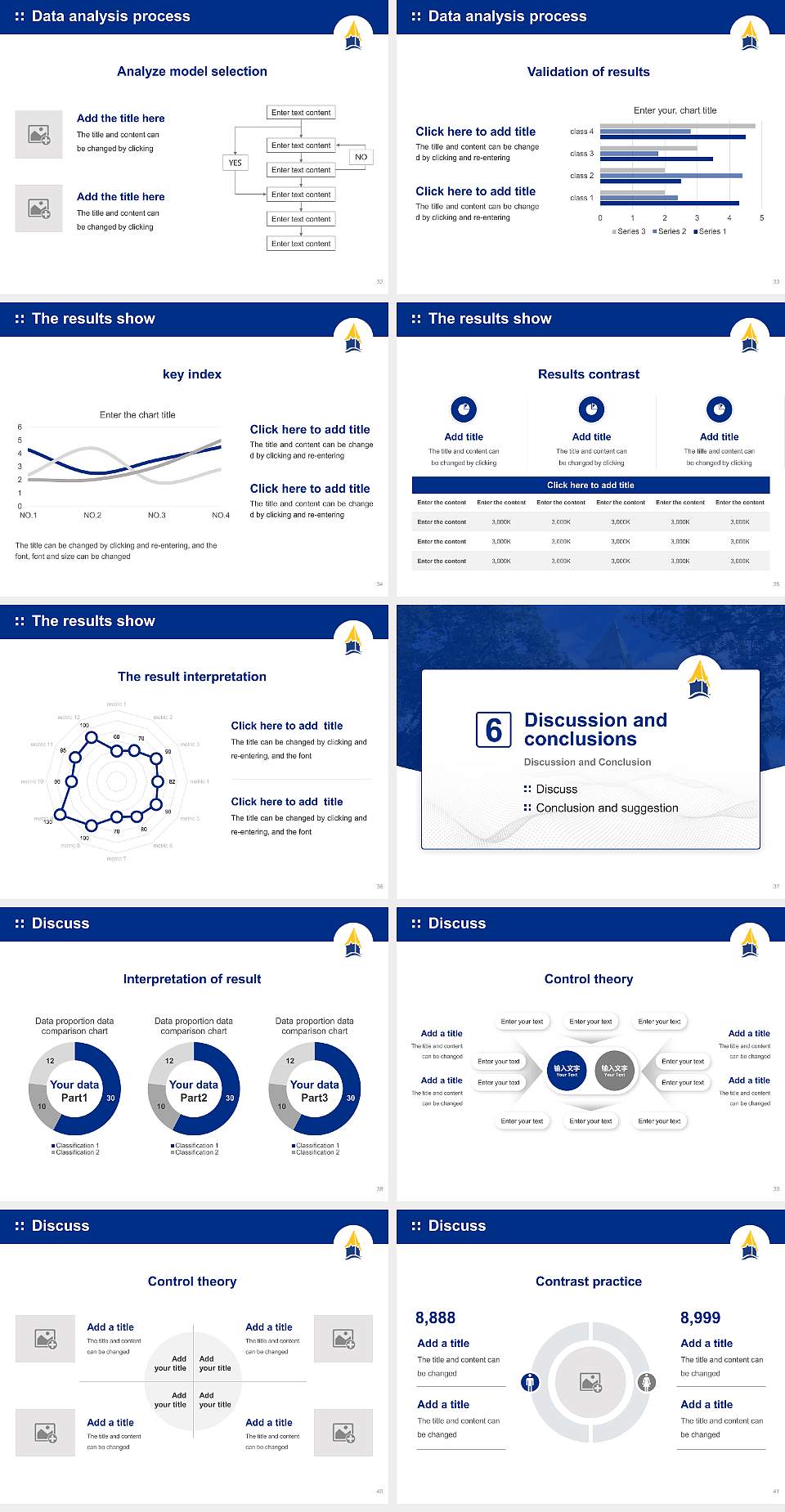 University of North Georgia Graduation Thesis Defense PPT Template4:3 ratio PPT effect preview image5