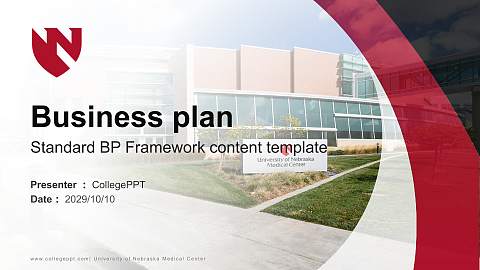 University of Nebraska Medical Center Competition/Entrepreneurship Contest PPT Template