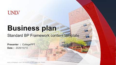 University of Nevada-Las Vegas Competition/Entrepreneurship Contest PPT Template