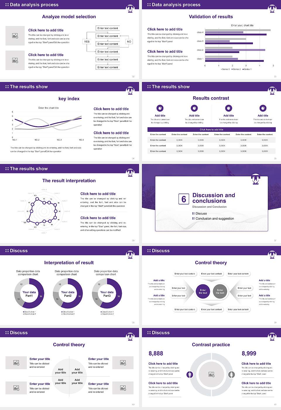 Tennessee Technological University Graduation Thesis Defense PPT Template16:9 ratio PPT effect preview image5
