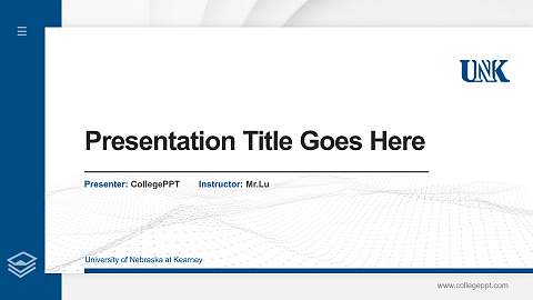 University of Nebraska at Kearney Thesis Proposal/Graduation Defense PPT Template