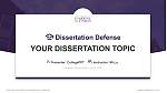University of Mount Union Graduation Thesis Defense PPT Template