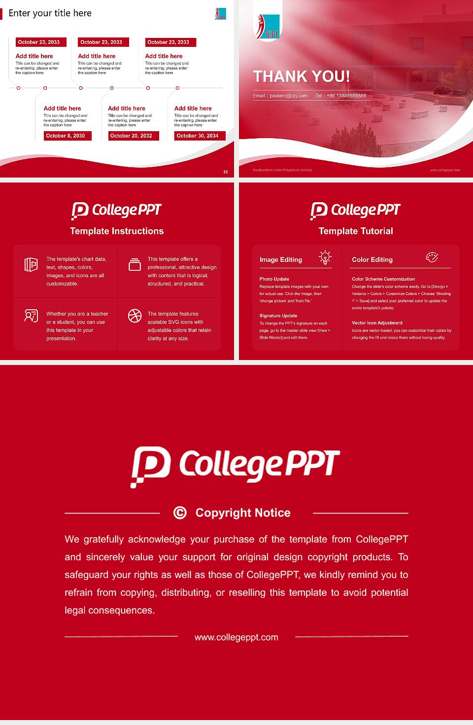 Southwestern Indian Polytechnic Institute Lecture Sharing and Networking Event PPT Template4:3 ratio PPT effect preview image4