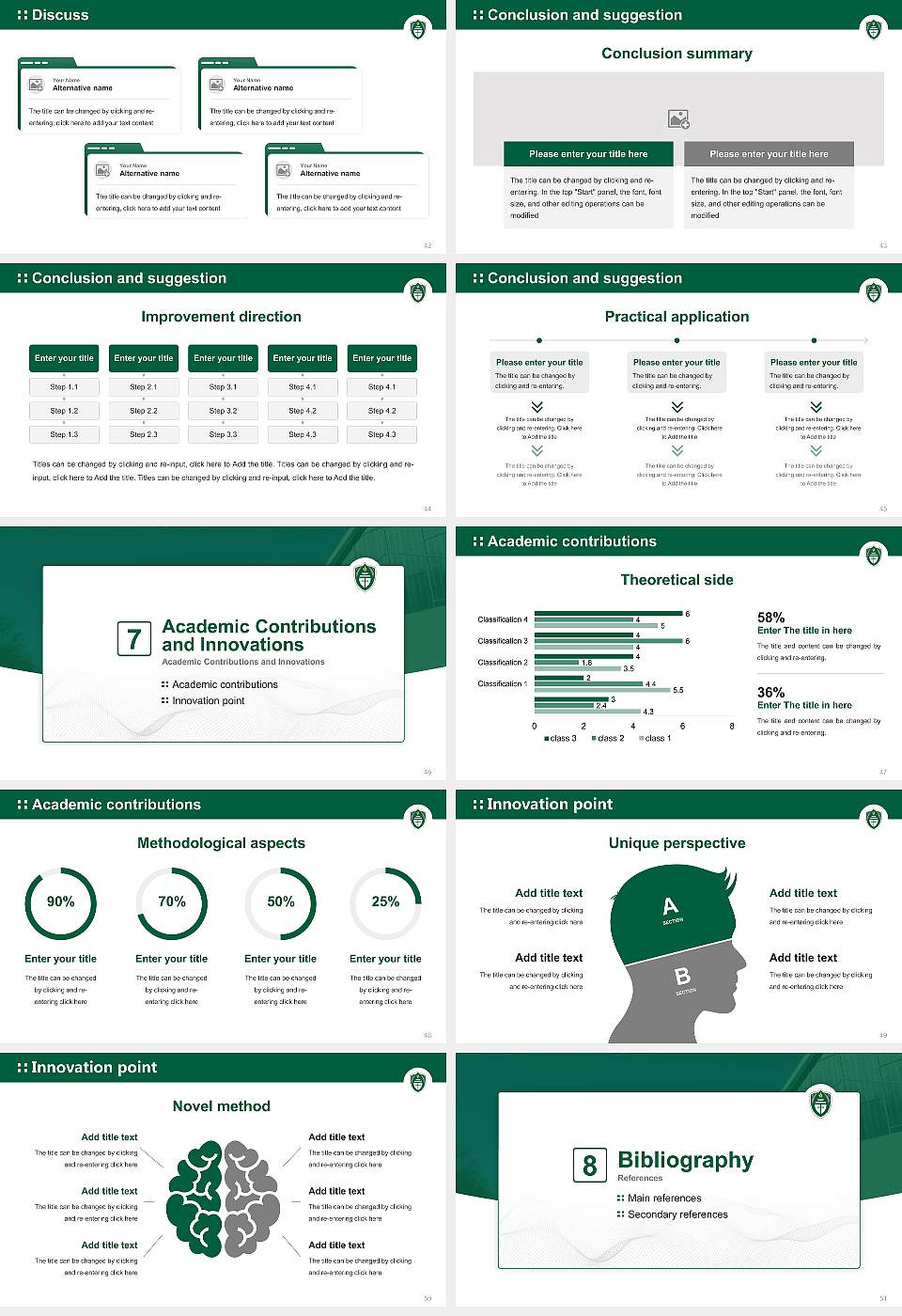 University of Mount Olive Graduation Thesis Defense PPT Template16:9 ratio PPT effect preview image6