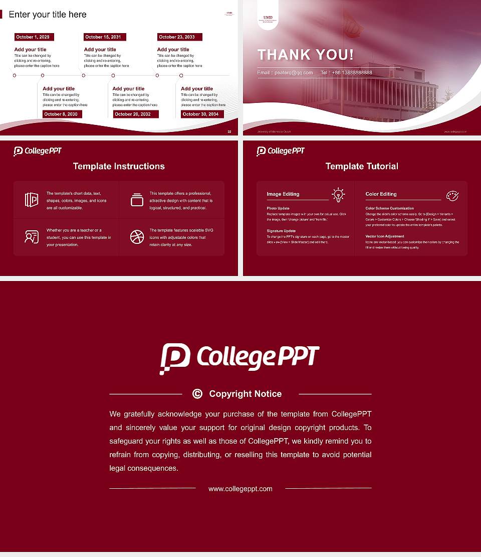 University of Minnesota-Duluth Lecture Sharing and Networking Event PPT Template16:9 ratio PPT effect preview image4