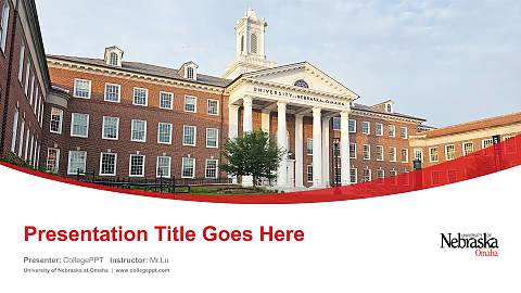 University of Nebraska at Omaha Course/Courseware Creation PPT Template