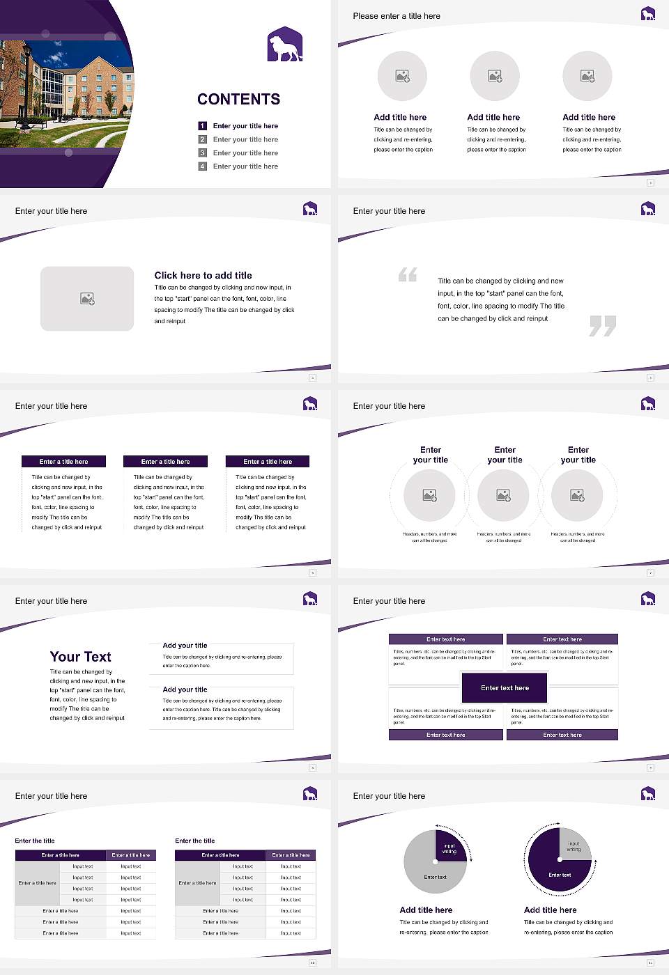 University of North Alabama Course/Courseware Creation PPT Template16:9 ratio PPT effect preview image2