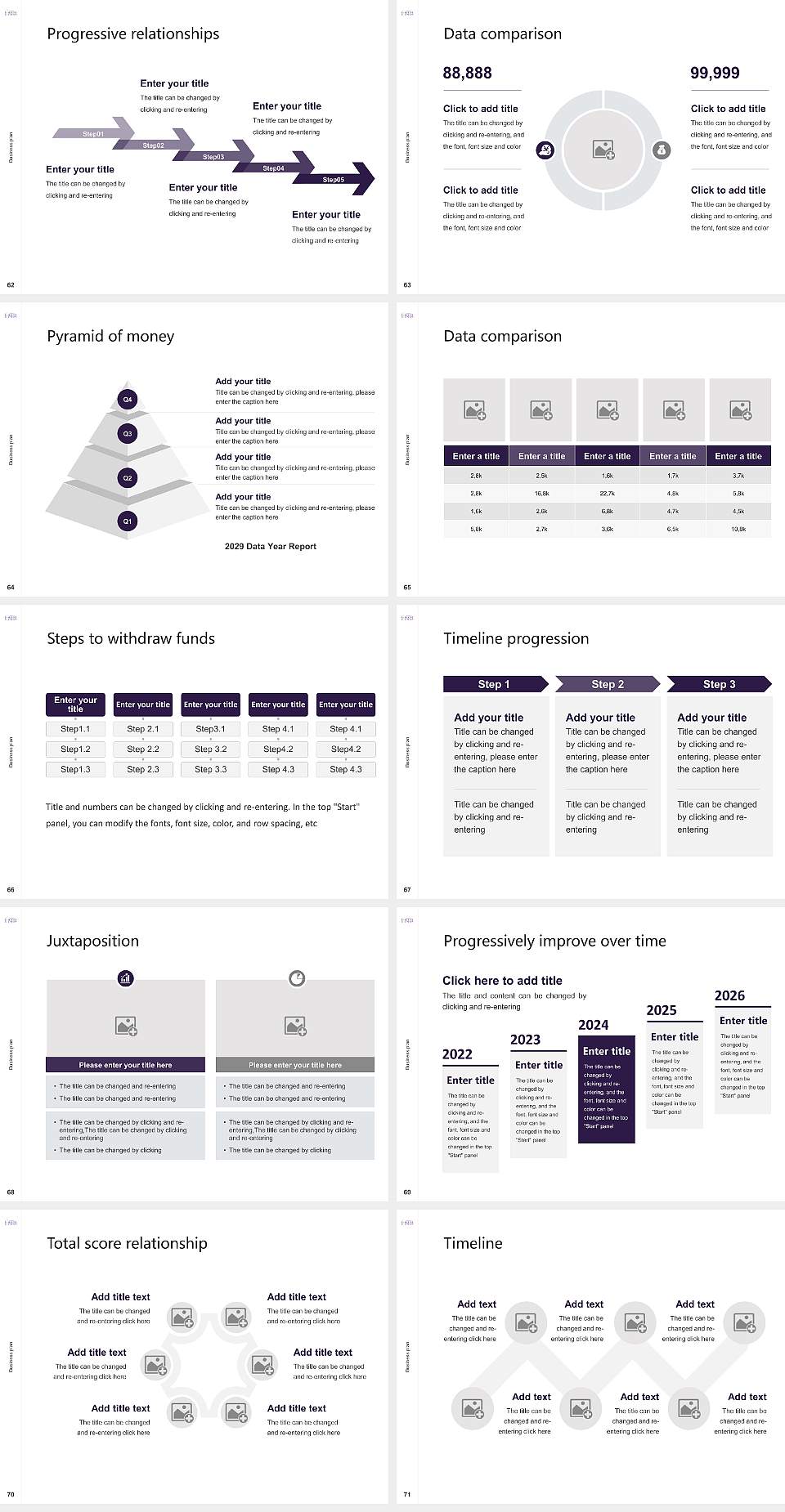 University of Mount Union Competition/Entrepreneurship Contest PPT Template4:3 ratio PPT effect preview image8