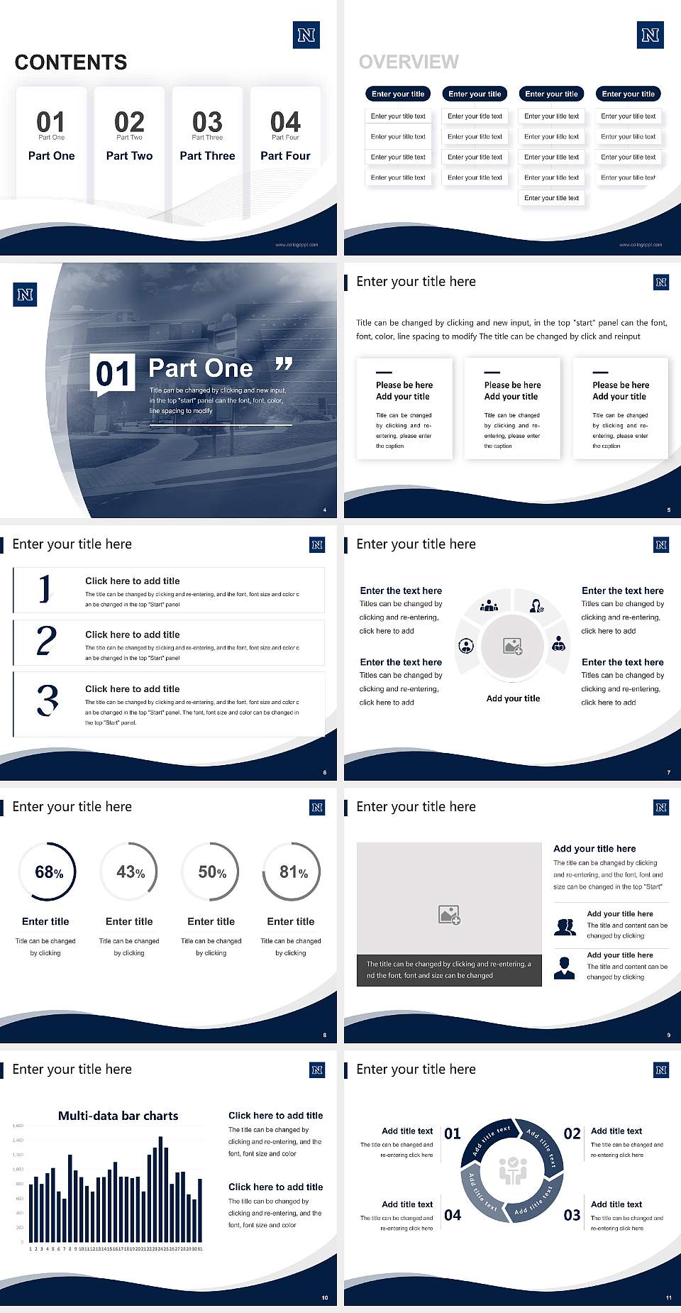 University of Nevada-Reno Lecture Sharing and Networking Event PPT Template4:3 ratio PPT effect preview image2