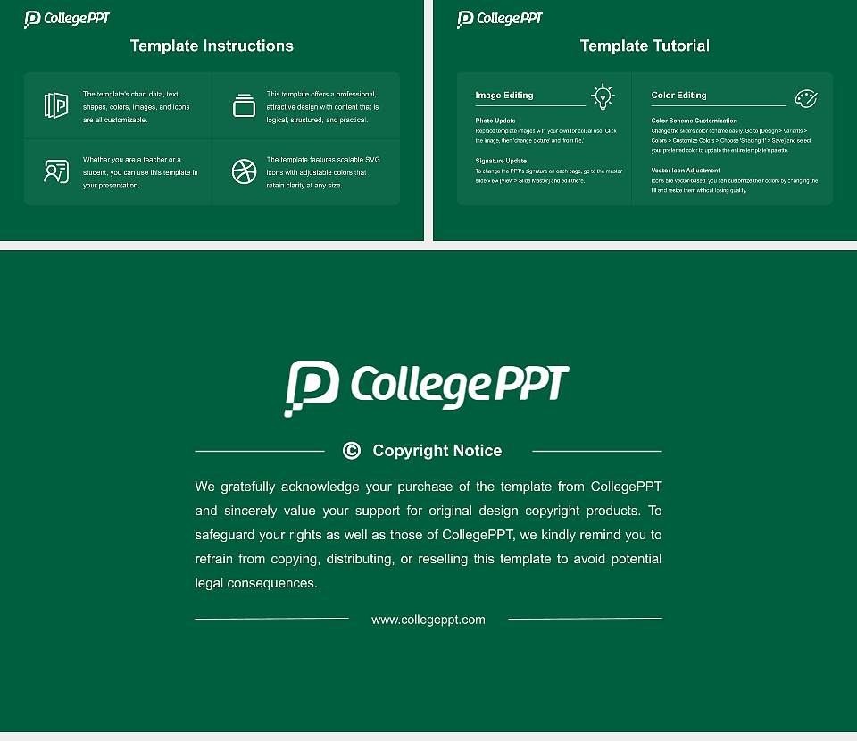 University of Mount Olive Course/Courseware Creation PPT Template16:9 ratio PPT effect preview image5