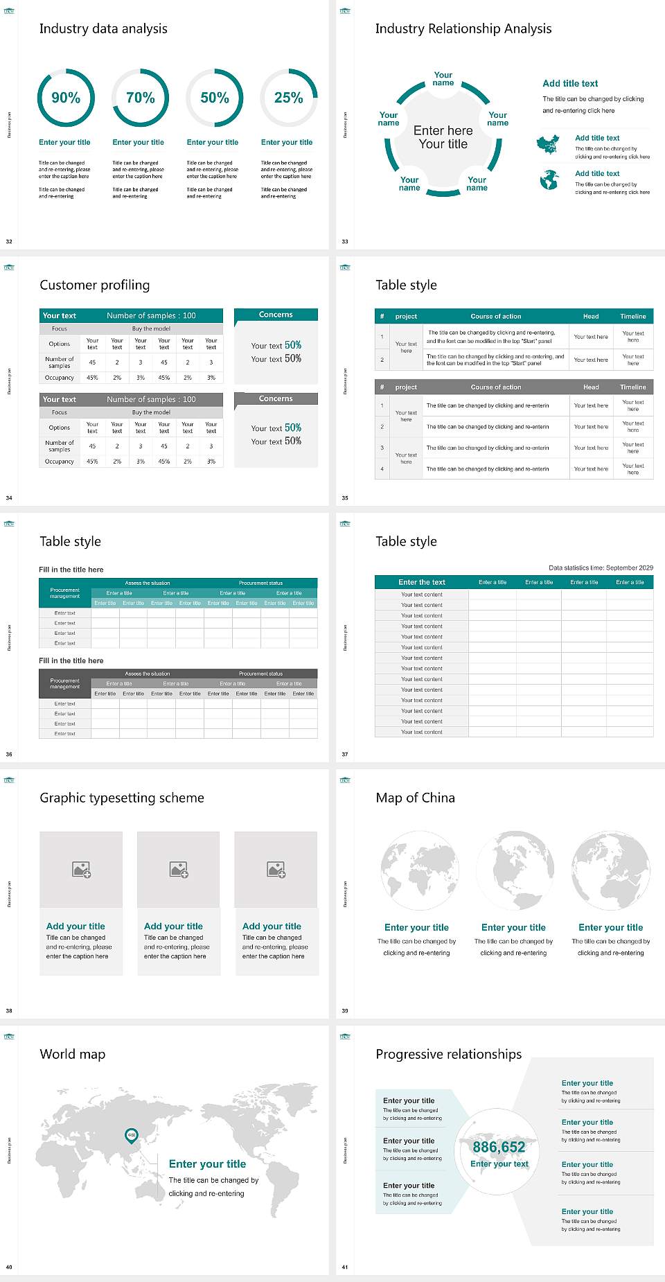 University of North Carolina Wilmington Competition/Entrepreneurship Contest PPT Template4:3 ratio PPT effect preview image5