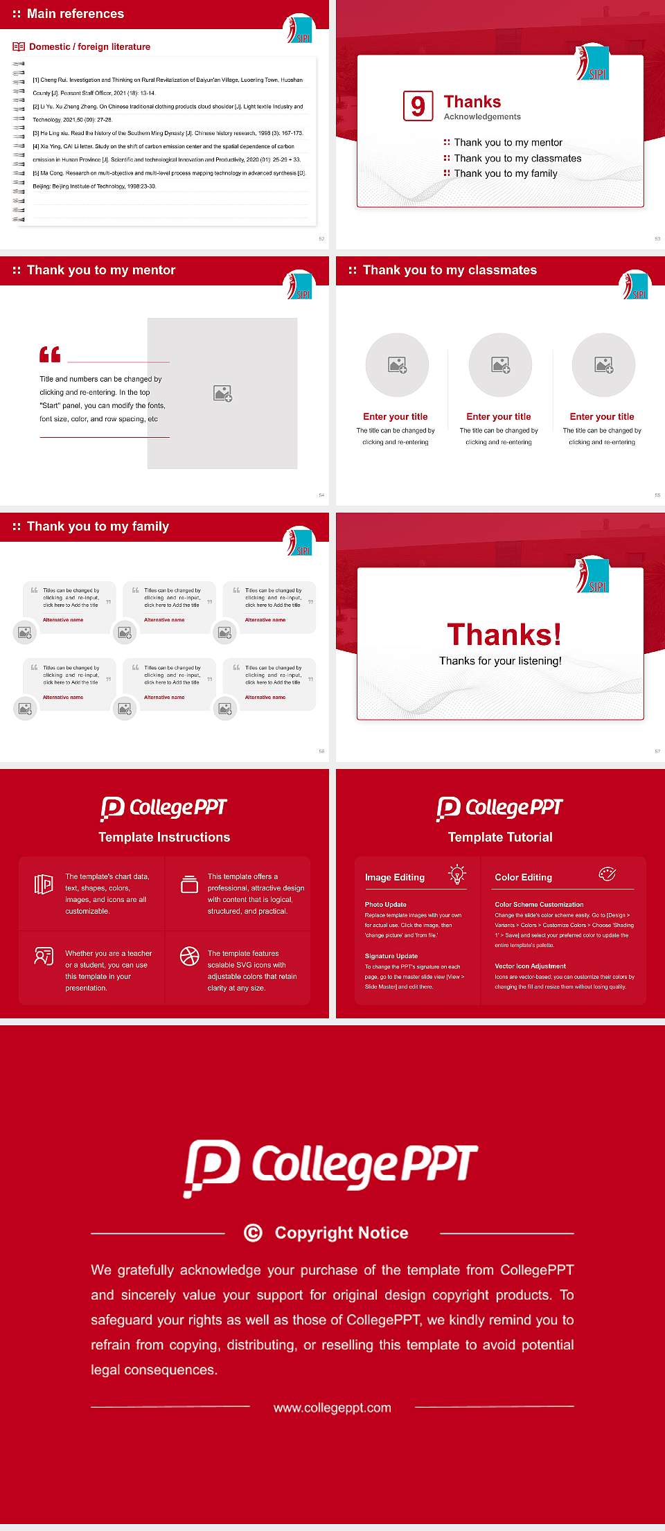 Southwestern Indian Polytechnic Institute Graduation Thesis Defense PPT Template4:3 ratio PPT effect preview image7