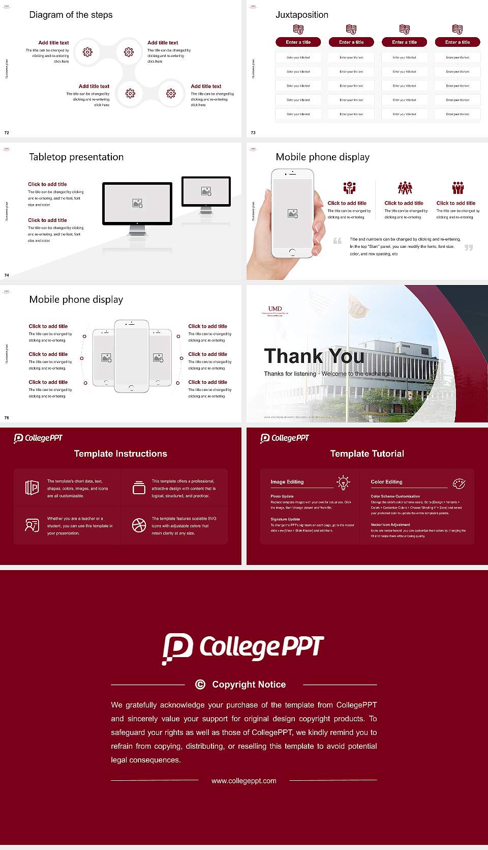 University of Minnesota-Duluth Competition/Entrepreneurship Contest PPT Template16:9 ratio PPT effect preview image9