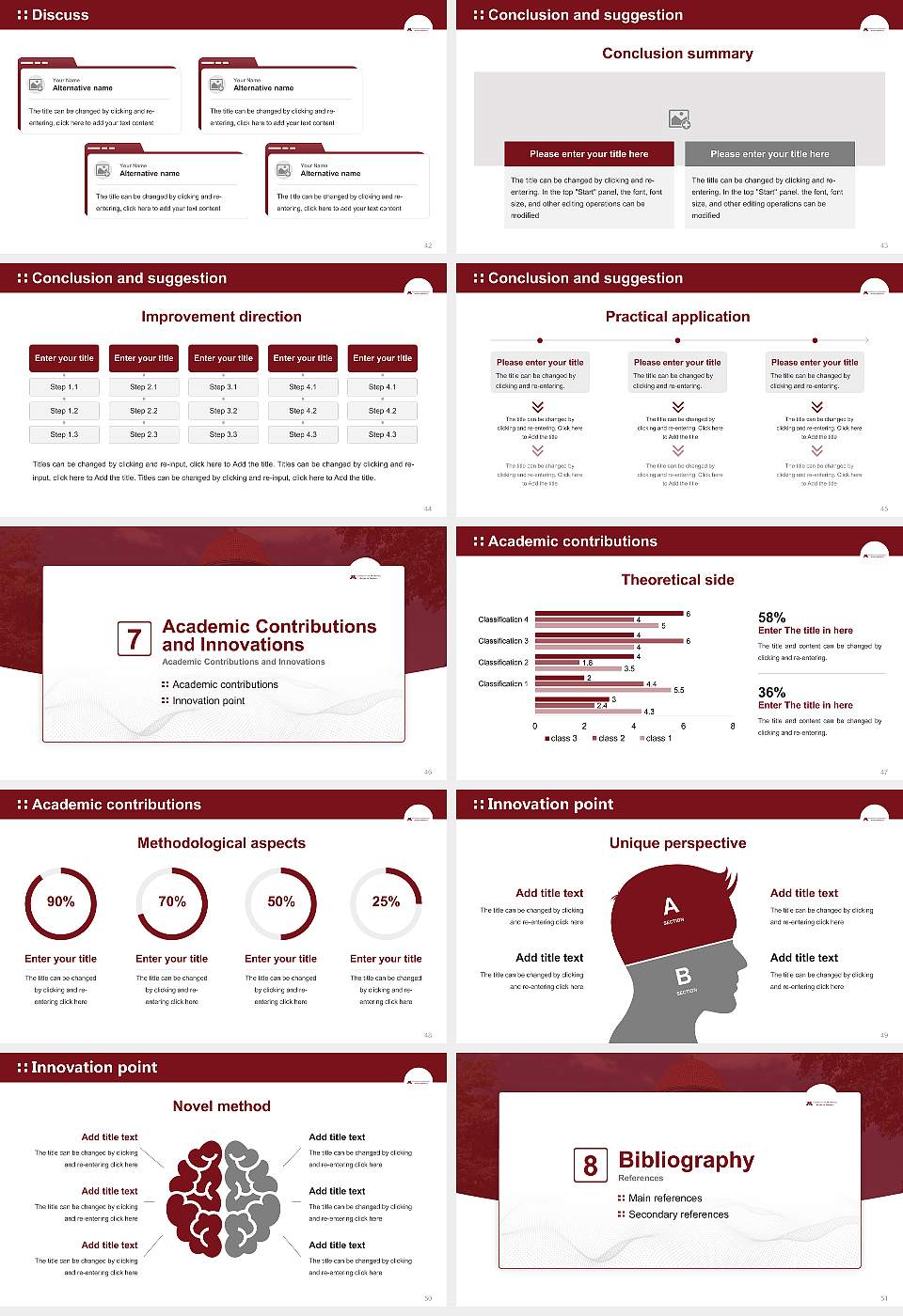 University of Minnesota-Twin Cities Graduation Thesis Defense PPT Template16:9 ratio PPT effect preview image6