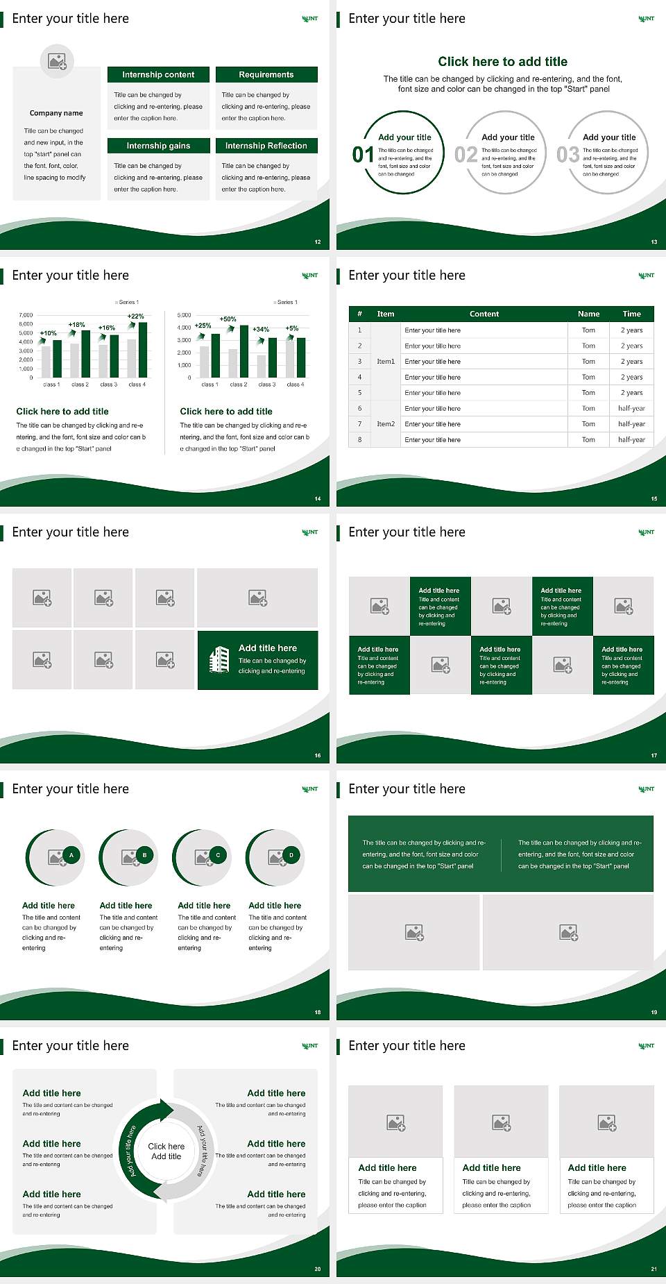 University of North Texas Lecture Sharing and Networking Event PPT Template4:3 ratio PPT effect preview image3