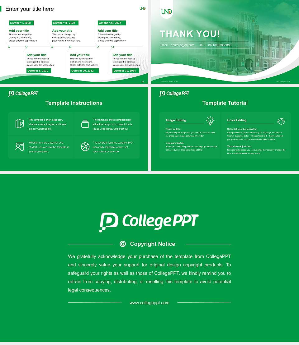 University of North Dakota Lecture Sharing and Networking Event PPT Template16:9 ratio PPT effect preview image4